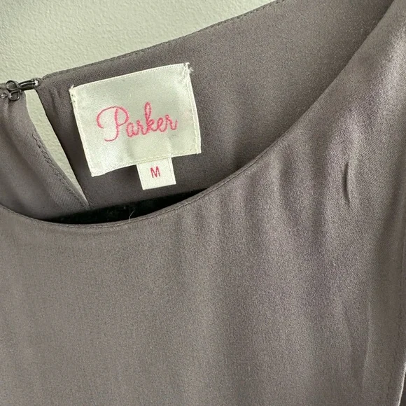 100% Silk Ruffled Dress - Picture 9 of 10